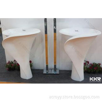 Renewable And Durable Bathroom Pedestal Sink Freestanding B